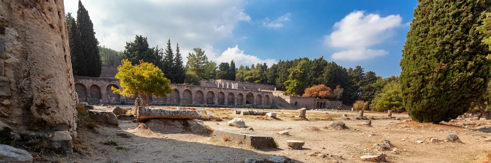 La ruine du Temple Asclépios de Kos  
