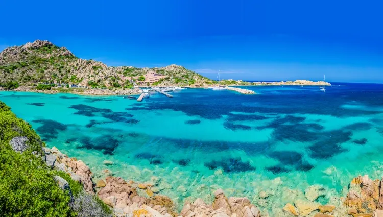 Maddalena, l'île de la grande archipel 