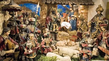 Crèche du marché de noël de Prague 