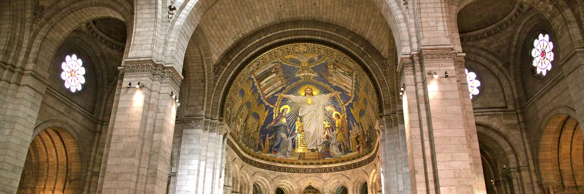 Intérieur de la basilique de Montmartre 