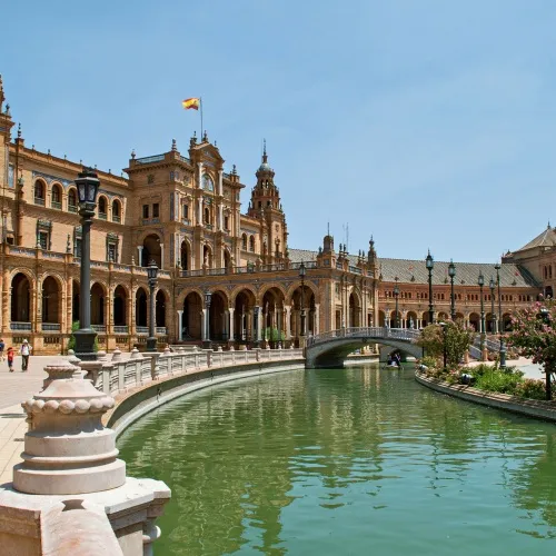 La grande place d'Espagne à Séville 