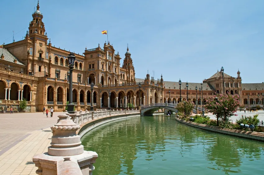 La grande place d'Espagne à Séville 