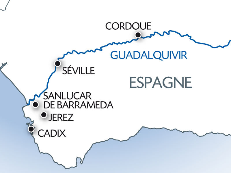 Carte Fluviale Guadalquivir - NAA