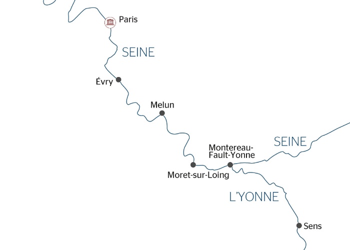 Carte Fluviale Seine - PSN
