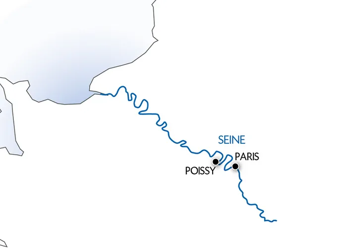 Carte Fluviale Seine - SAL / SHP / THD