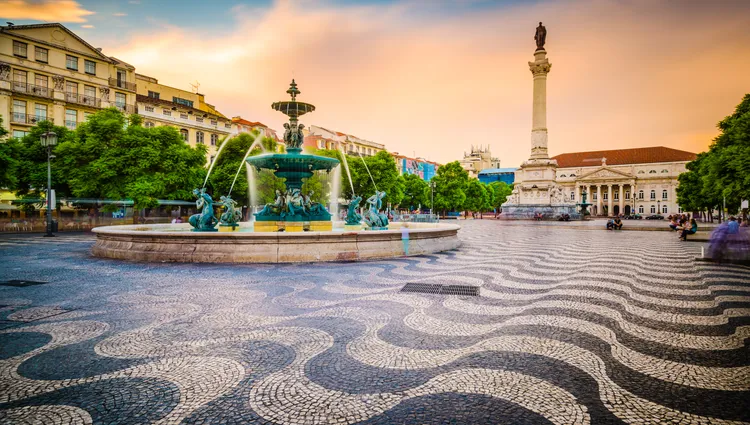 Le centre ville de Lisbonne