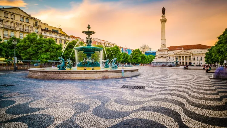 Le centre ville de Lisbonne