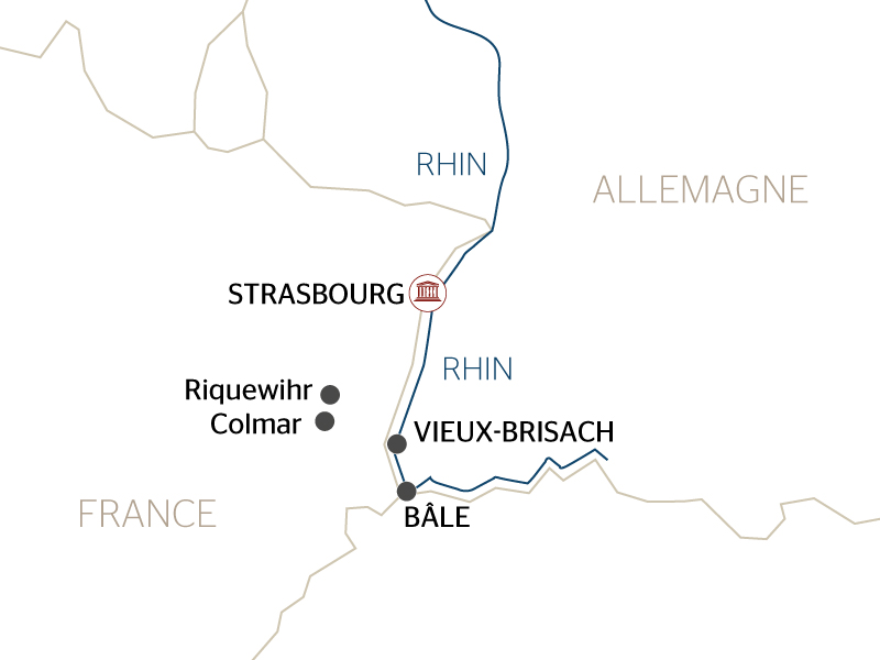 Féerie des marchés de Noël en Suisse et en Alsace au fil du Rhin (formule port/port) - 5