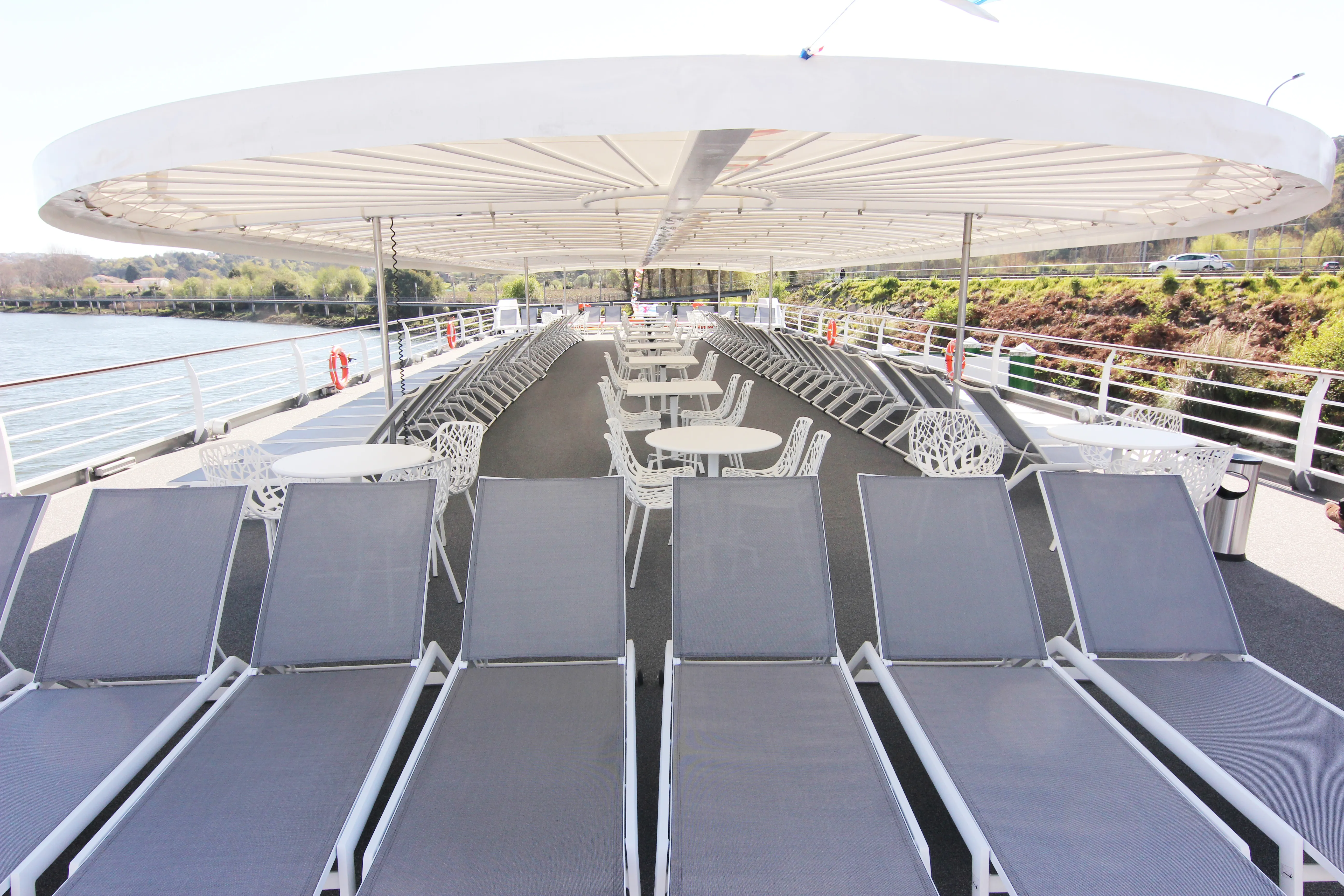 Sun deck of the MS Amalia Rodrigues