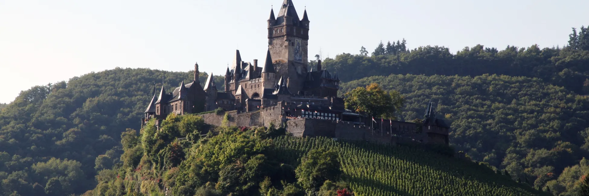 Château dans les hauteurs de Cochem 