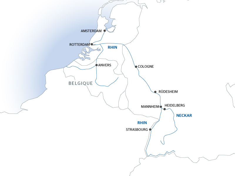 La Hollande et la vallée du Rhin romantique (formule port/port) - 12