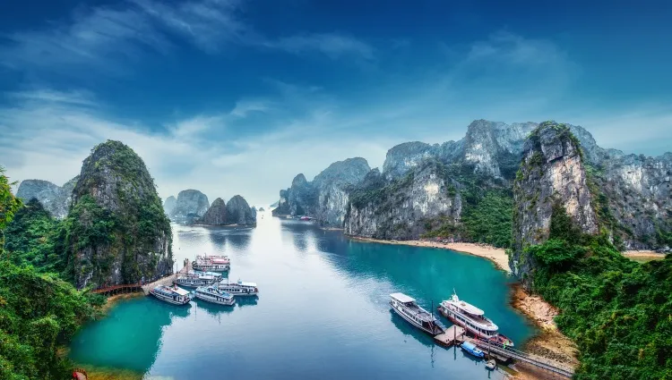 La longue baie d'Halong 