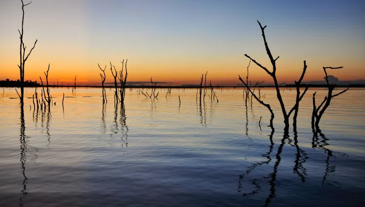 Nuit sur le lac Kariba