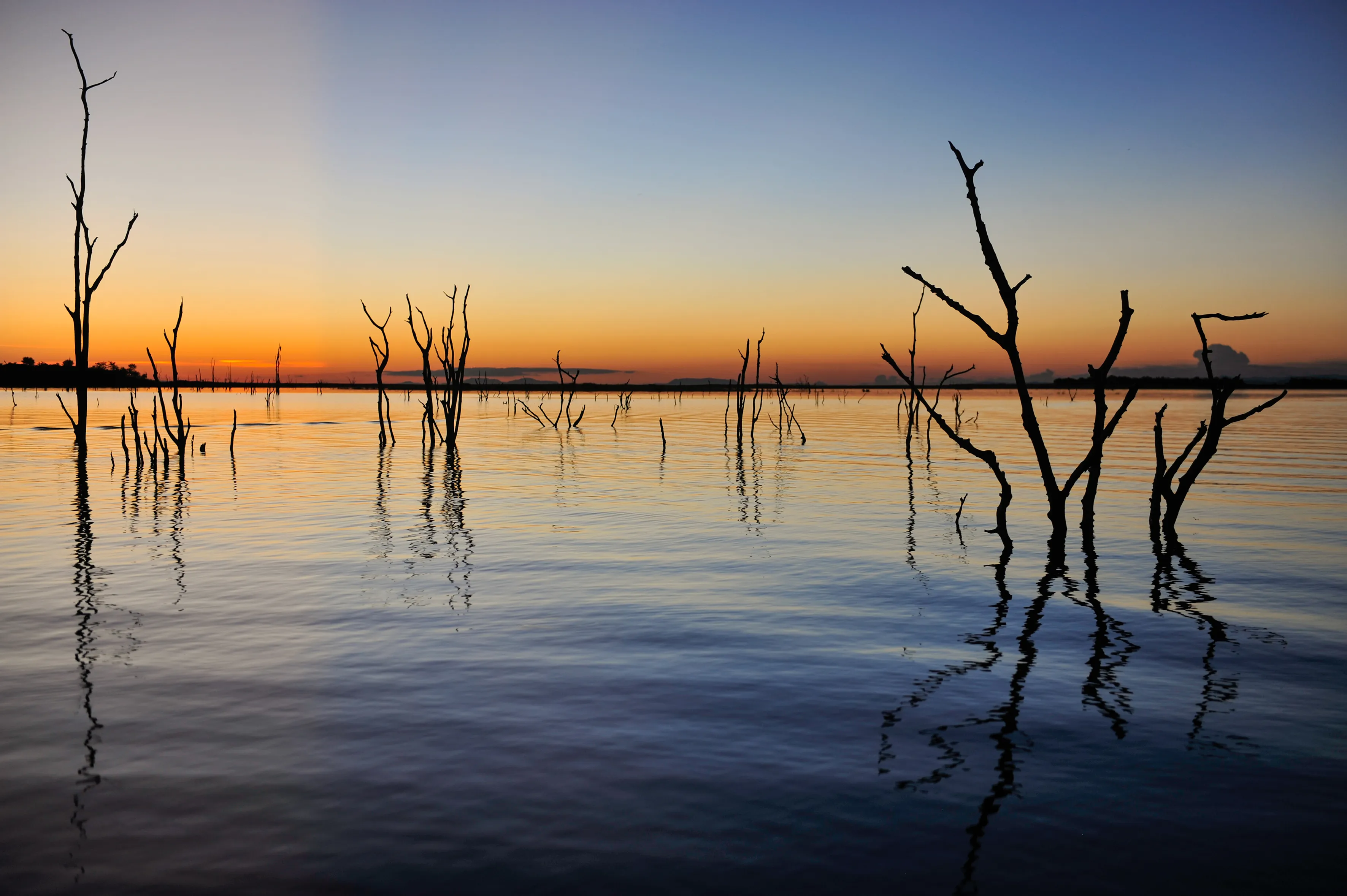 Nuit sur le lac Kariba