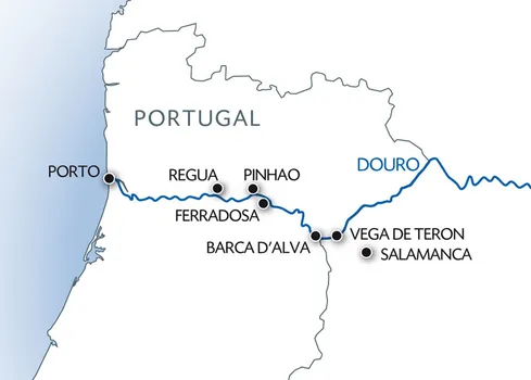 duero river map