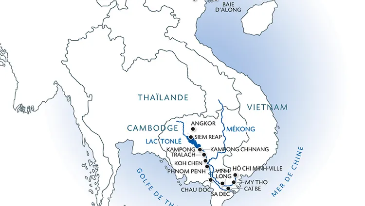 Carte Lointaine Mekong - 16R