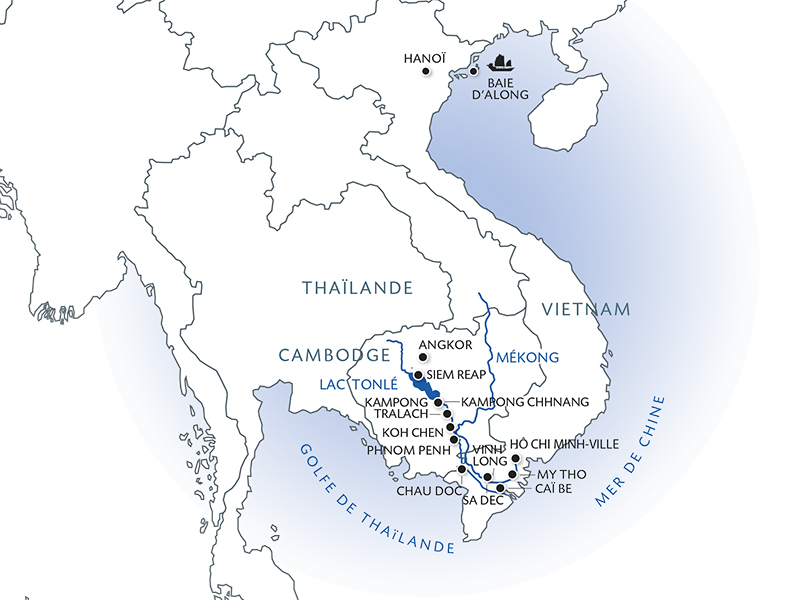 Carte Lointaine Mekong - 16R