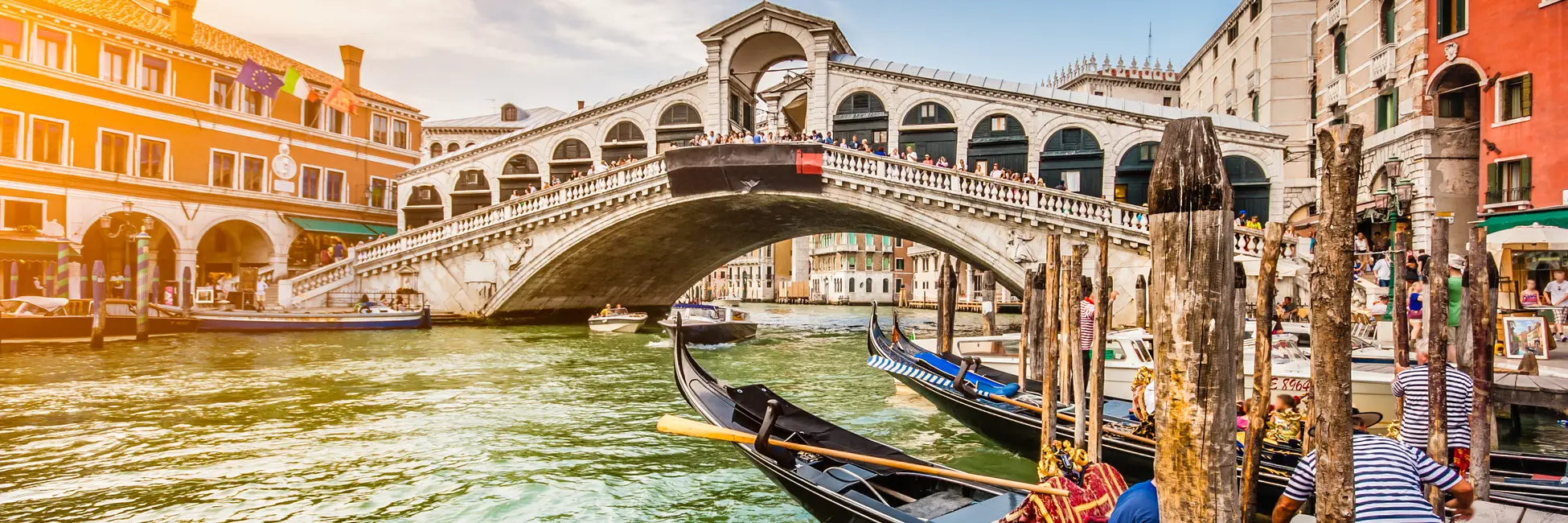 L'emblématique pont du Rialto à Venise 