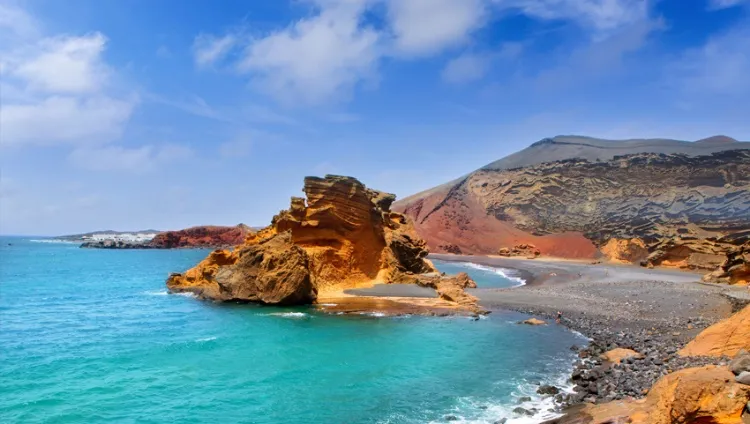 Plage de Lanzarote îles Canaries 