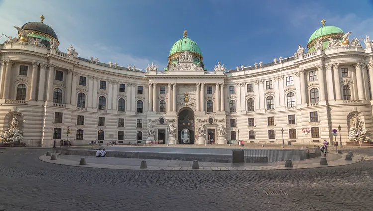 Vue d'ensemble sur le palais de La Hofburg 