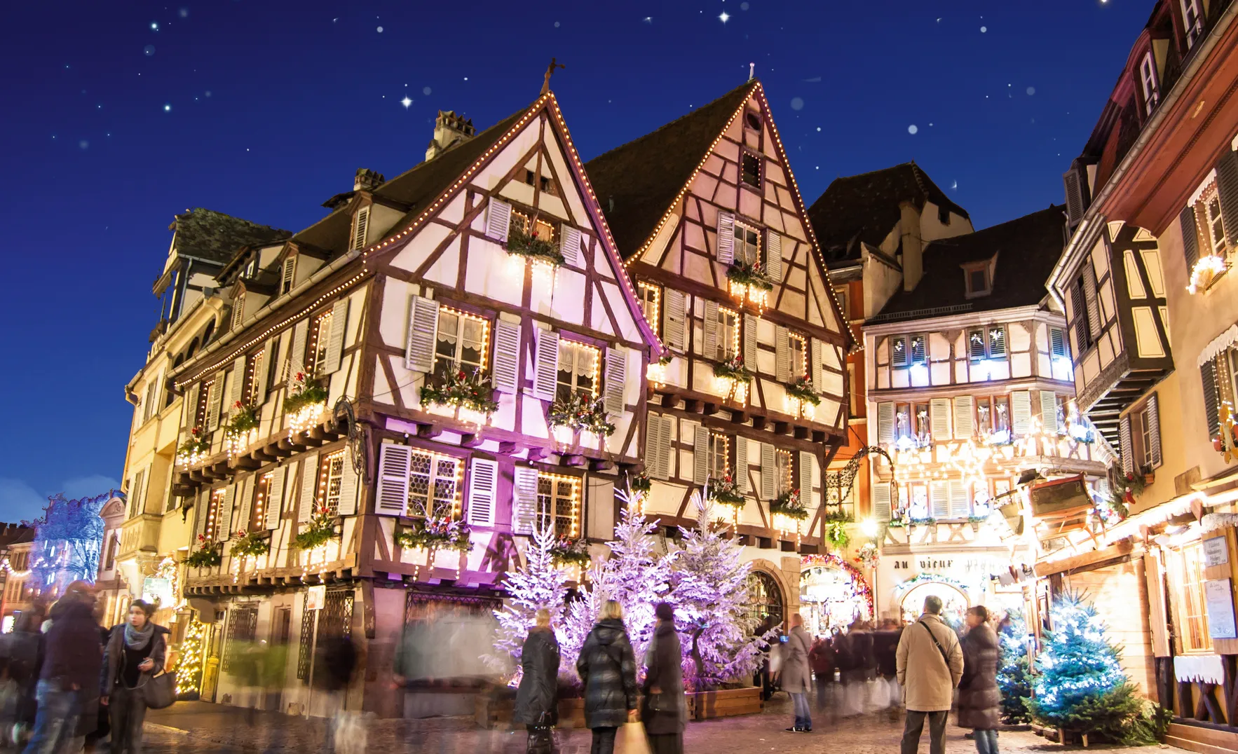 L'hiver dans la ville alsacienne de Colmar