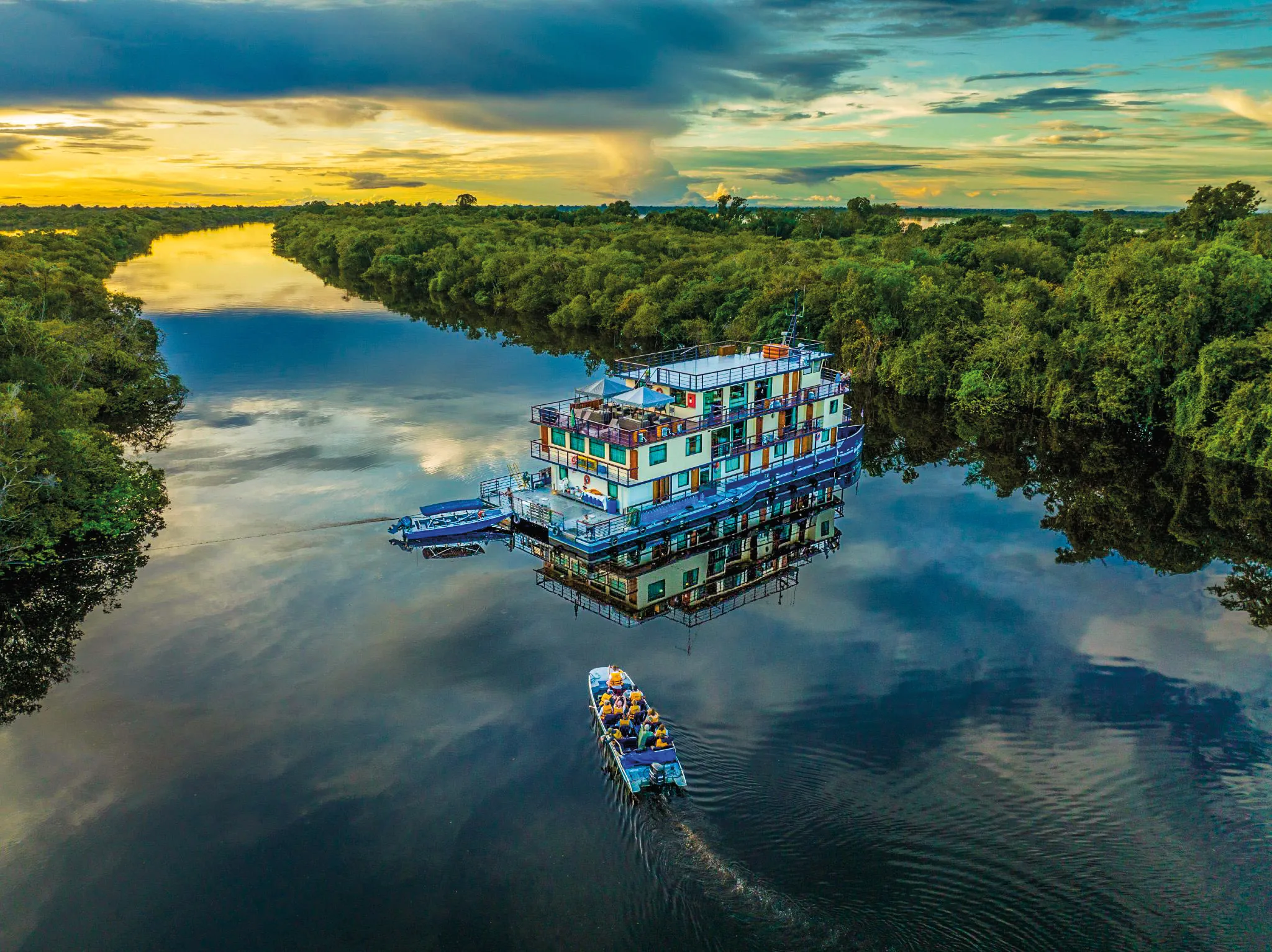 La Jangada explorant l'Amazonie  