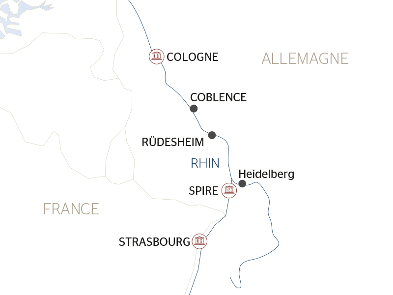 La magie des marchés de Noël sur le Rhin (formule port-port) - 7