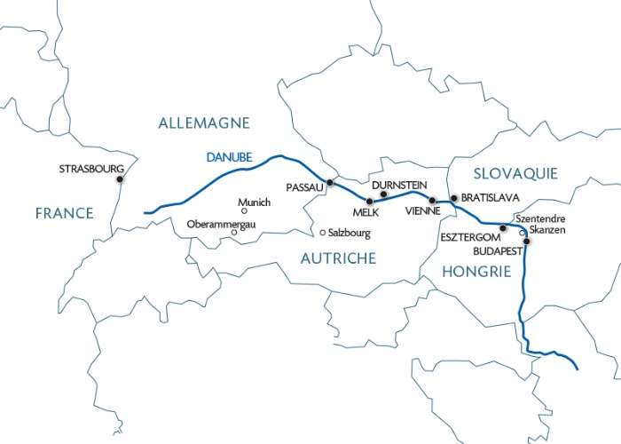 Allemagne - Autriche - Hongrie - Slovaquie - Croisière Salzbourg et le Beau Danube Bleu