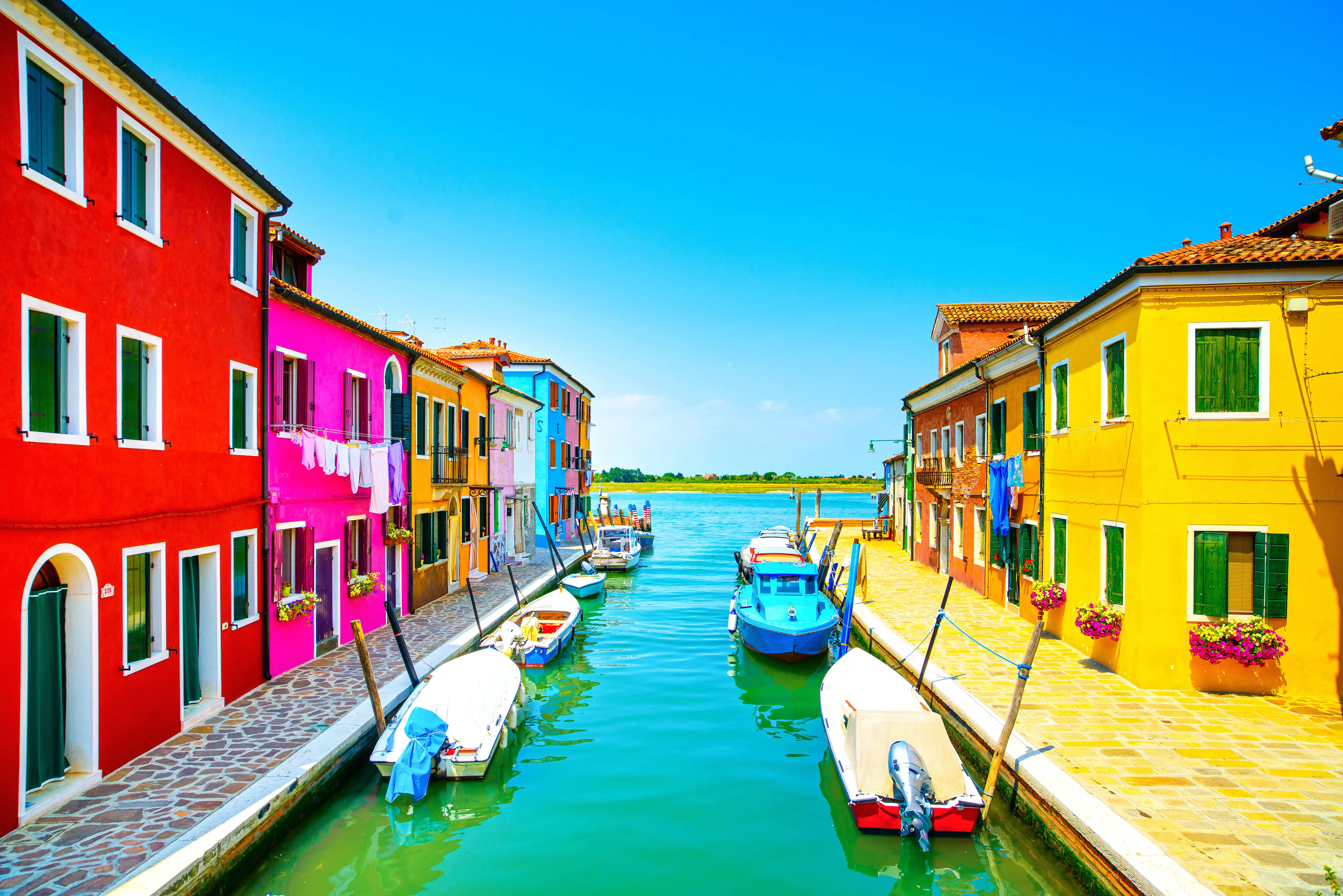 Les maisons colorées de Burano 