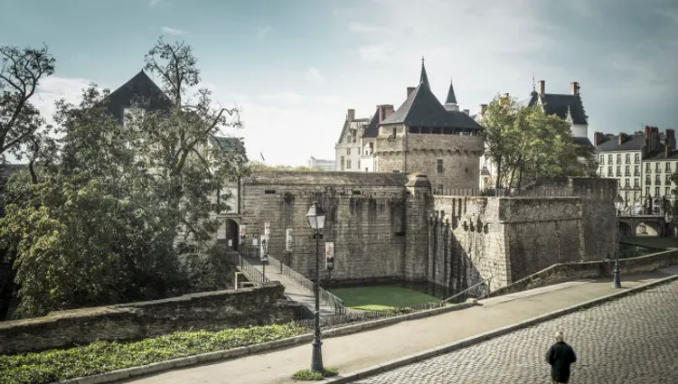 Vue sur le château de Nantes 