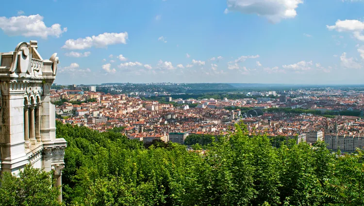 Vue panoramique sur Lyon 