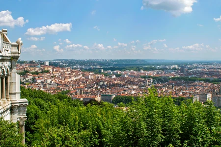 Vue panoramique sur Lyon 