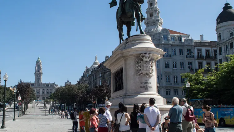 Place centrale de Porto 