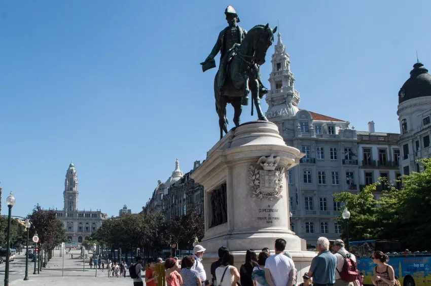 Place centrale de Porto 