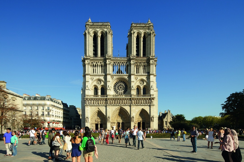 The cathedral of Our Lady of Paris