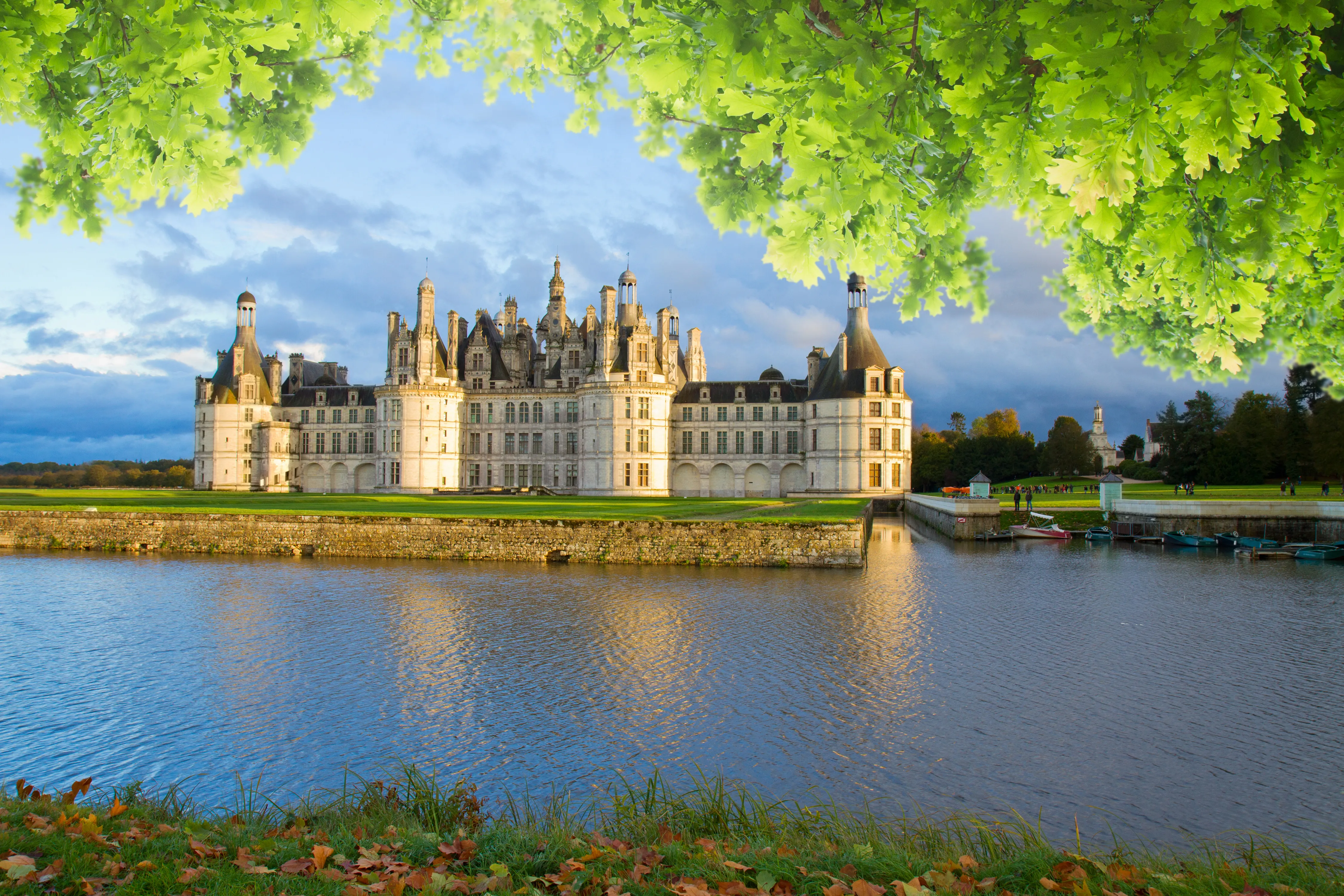 Vue d'ensemble sur le château de Chambord 