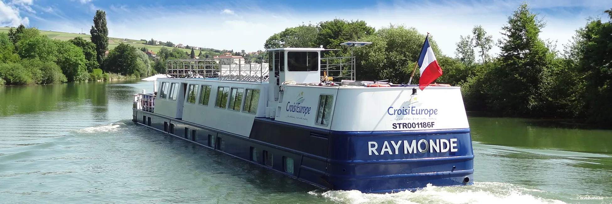 Arrière de la péniche Raymonde