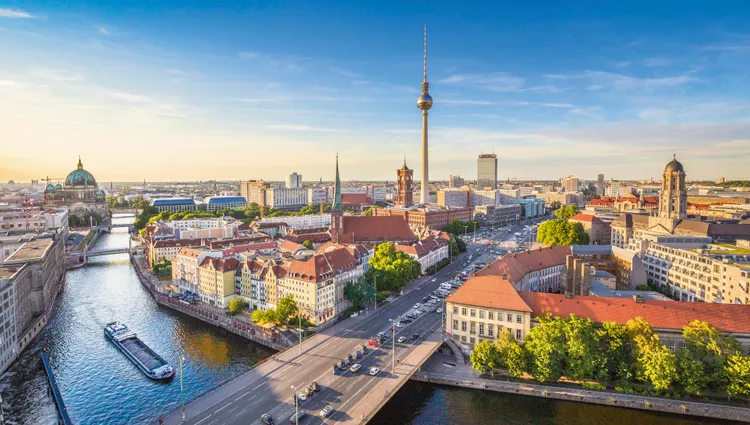 La ville de Berlin vue du ciel 