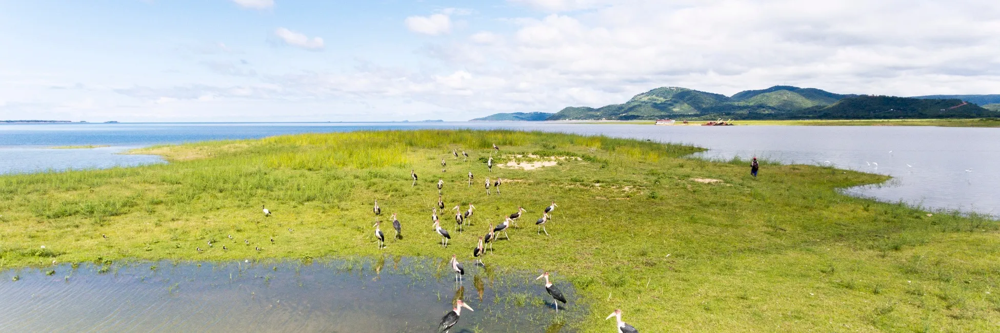 Lac de Kariba en Afrique australe