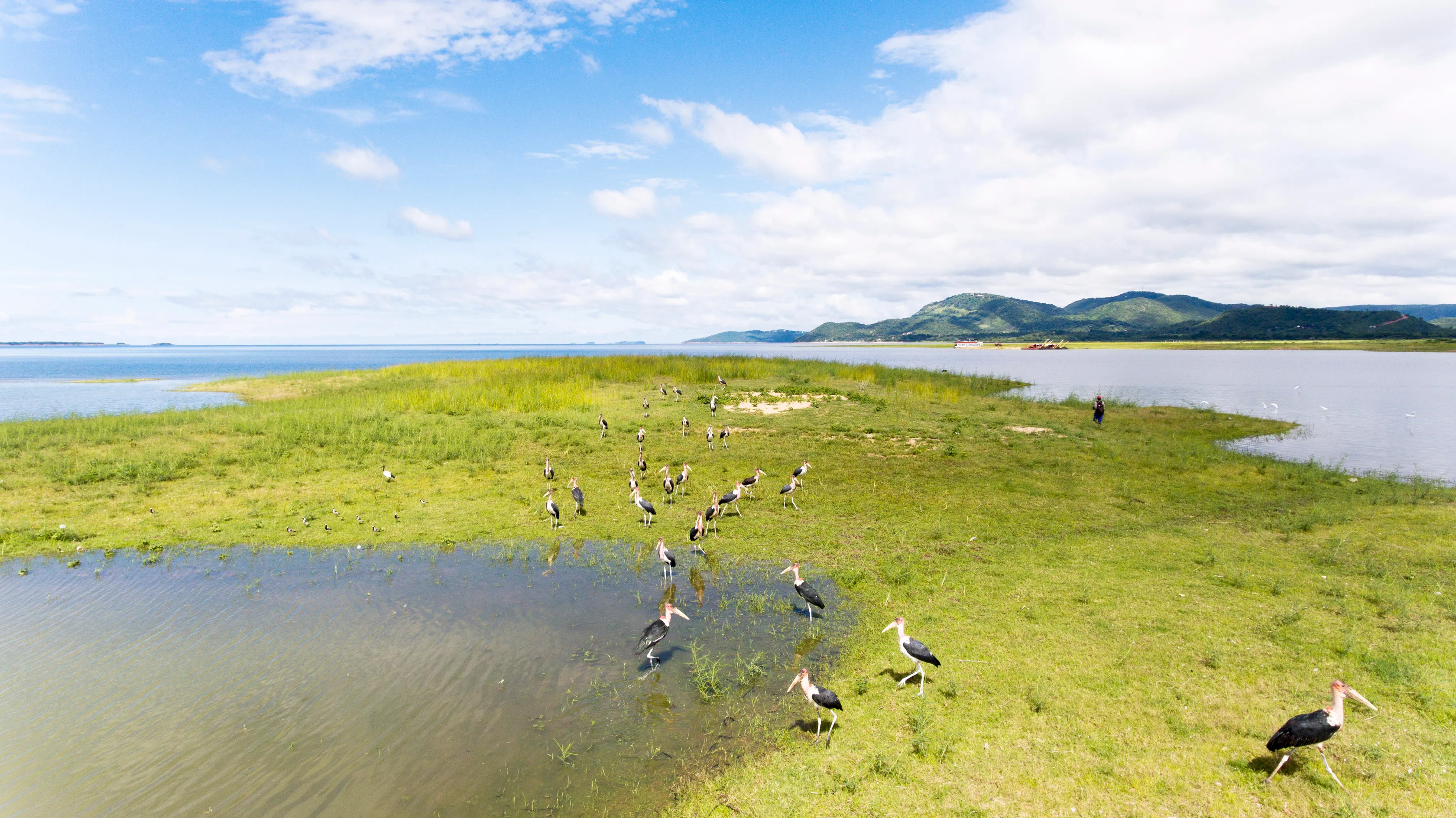 Lac de Kariba en Afrique australe