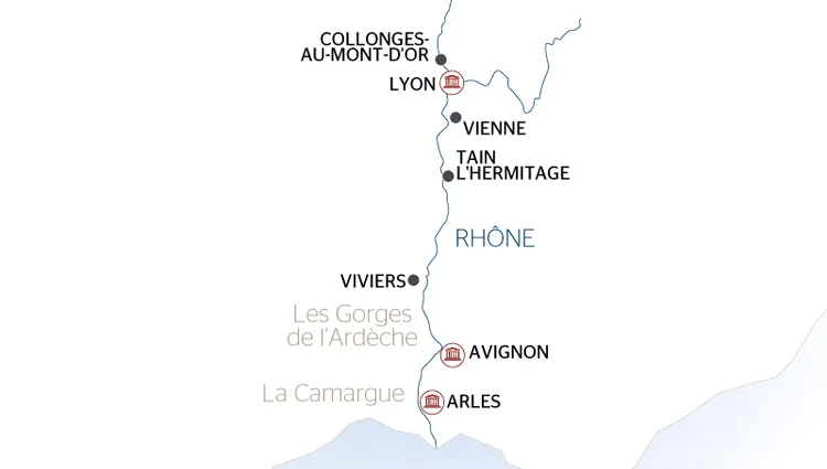 Carte Fluviale Rhône - LMY / LMZ