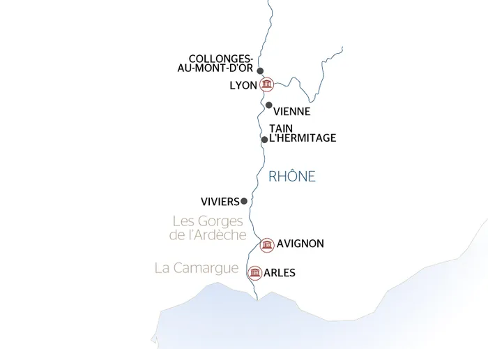 Carte Fluviale Rhône - LMY / LMZ