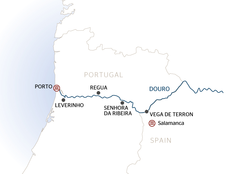 duero river map