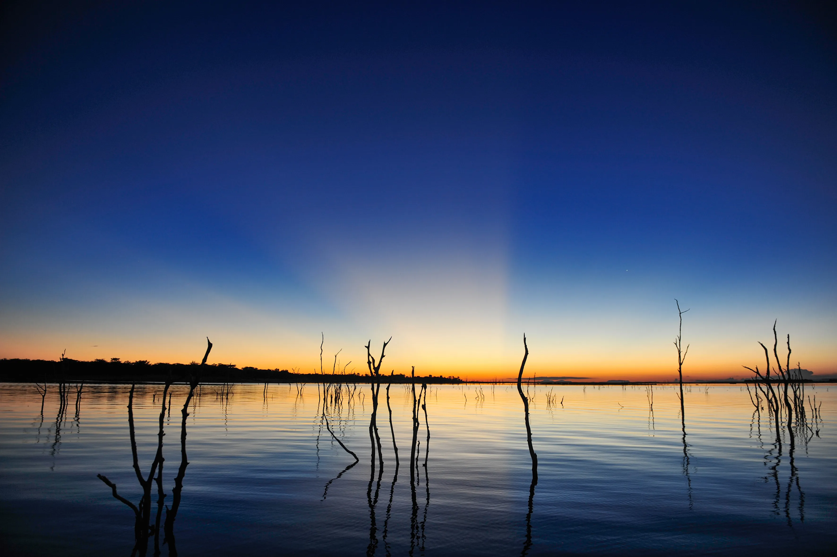 Nuit sur le lac Kariba