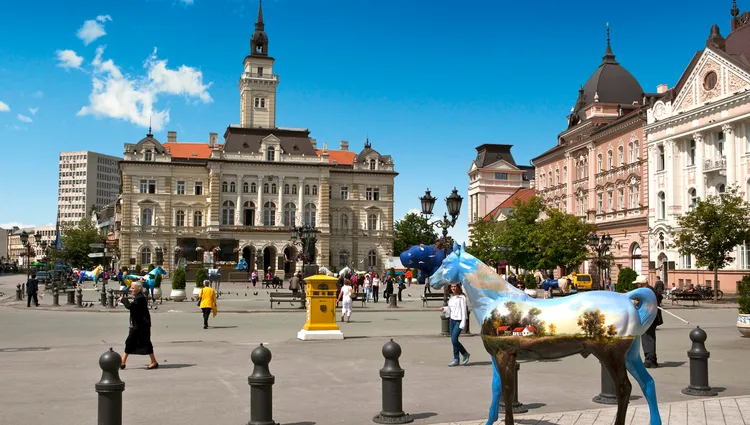 Ville de Novi Sad en Serbie