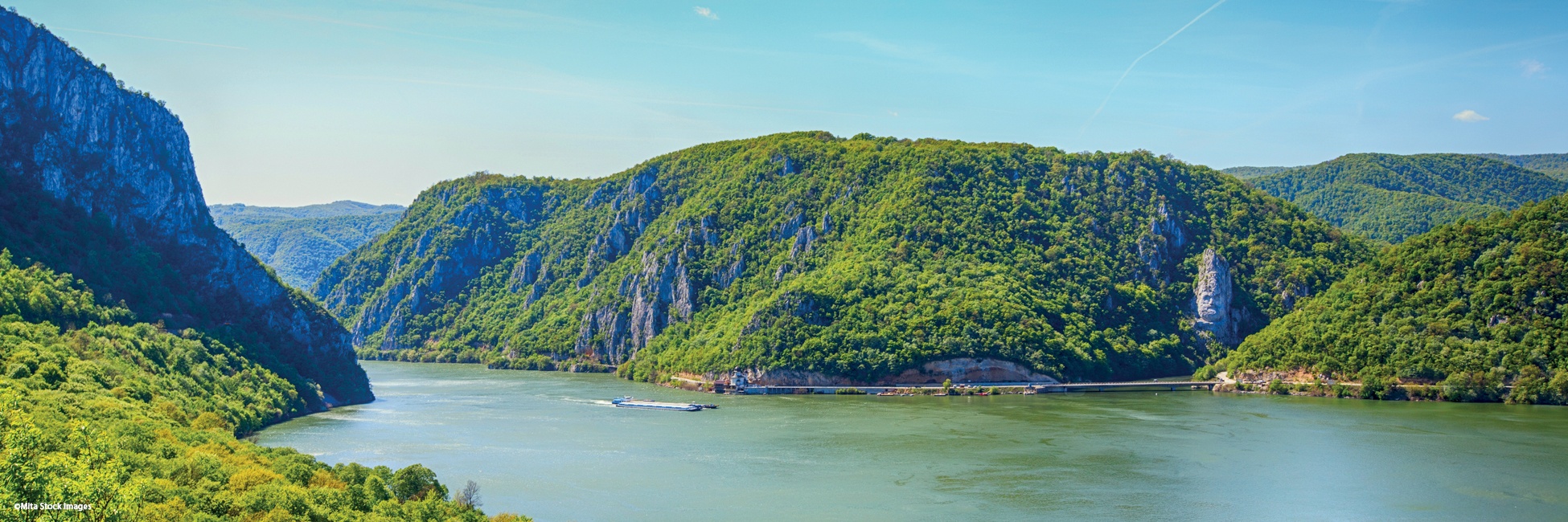 Danube Portes De Fer Danube Et Mer Noire Slider Mita Stock Images