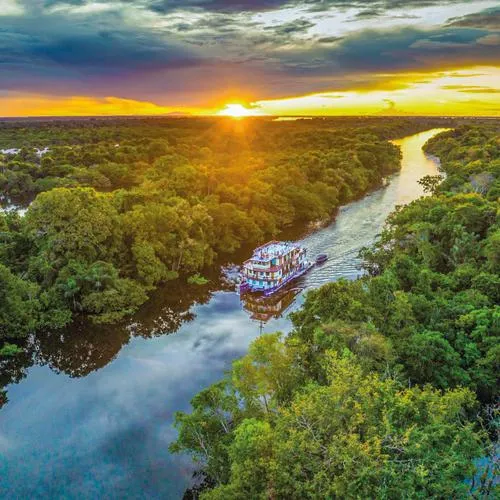 Vue aérienne sur La Jangada 