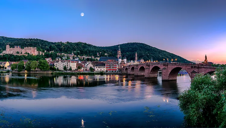 Heidelberg de nuit 