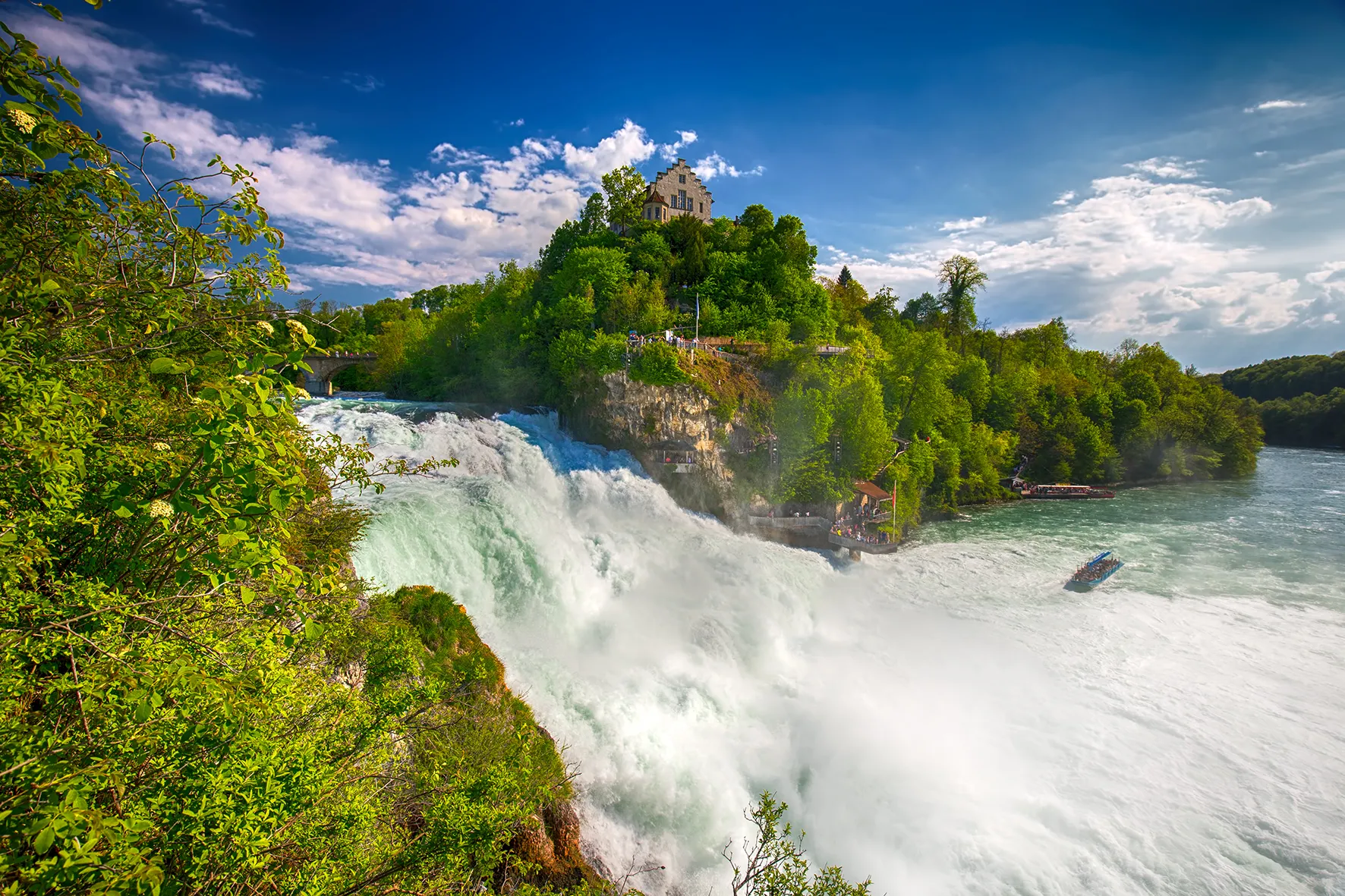 Impressionnantes chutes du Rhin 