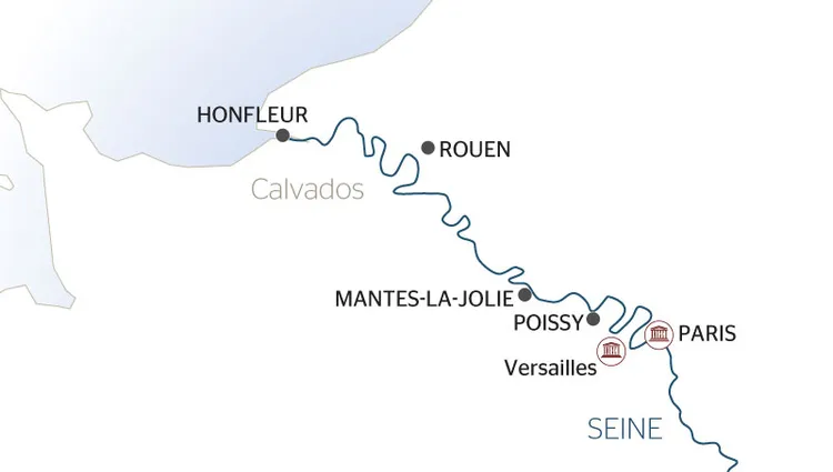 Carte Fluviale Seine - SEN_PP